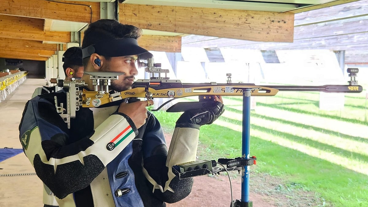 SAI : Indian rifle 3 position shooter Swapnil Kusale. 